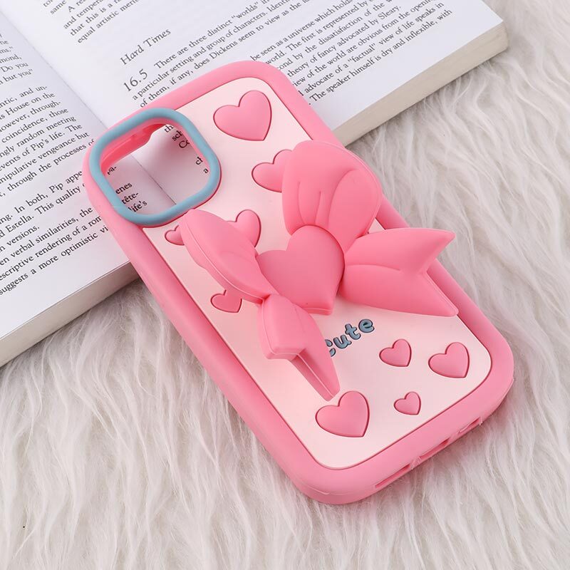 قاب سیلیکونی آیفون iPhone 13 / 14 پاپ سوکت دار طرح Cute - 3