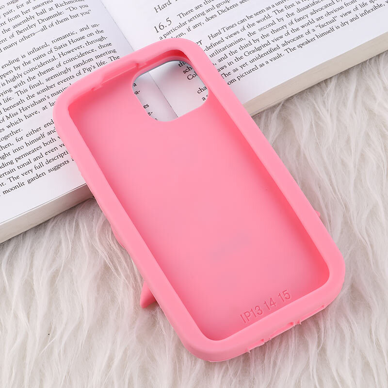 قاب سیلیکونی آیفون iPhone 13 / 14 پاپ سوکت دار طرح Cute - 4