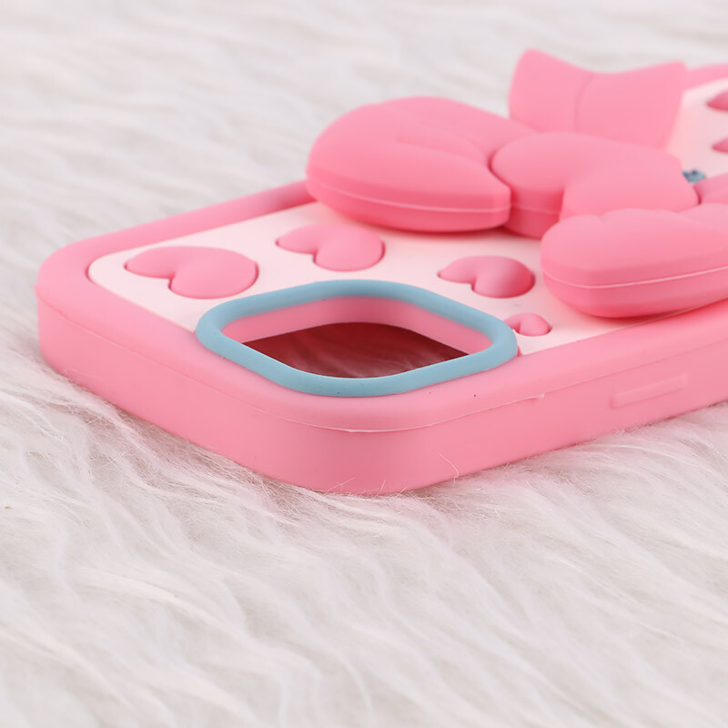 قاب سیلیکونی آیفون iPhone 13 / 14 پاپ سوکت دار طرح Cute - 5