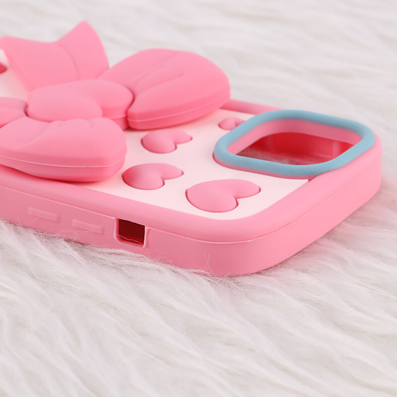 قاب سیلیکونی آیفون iPhone 13 / 14 پاپ سوکت دار طرح Cute - 7