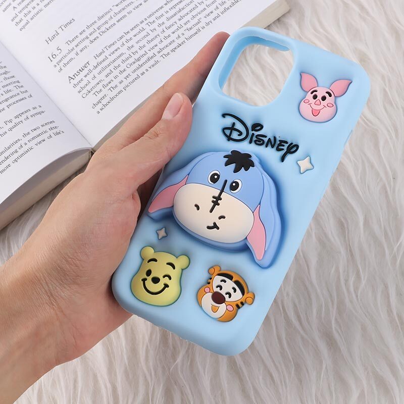 قاب سیلیکونی آیفون iPhone 13 / 14 پاپ سوکت دار طرح Disney - 7
