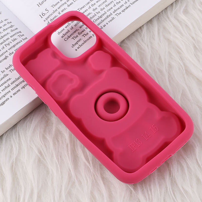 قاب سیلیکونی آیفون iPhone 13 / 14 پاپ سوکت دار طرح خرس Toy Story - 3