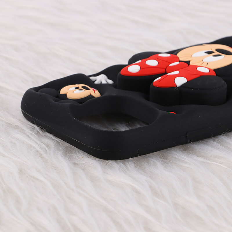 قاب سیلیکونی آیفون iPhone 13 / 14 پاپ سوکت دار طرح Mickey & Minnie Mouse - 4