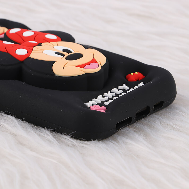 قاب سیلیکونی آیفون iPhone 13 / 14 پاپ سوکت دار طرح Mickey & Minnie Mouse - 6