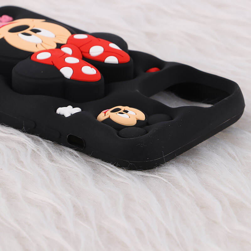 قاب سیلیکونی آیفون iPhone 13 / 14 پاپ سوکت دار طرح Mickey & Minnie Mouse - 7