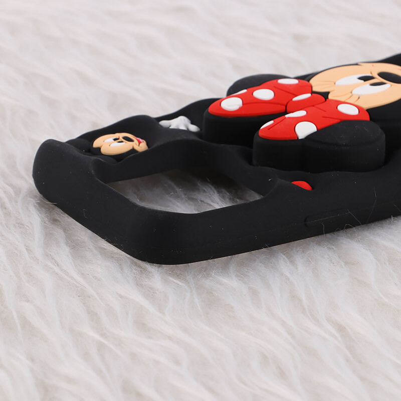 قاب سیلیکونی آیفون iPhone 13 Pro پاپ سوکت دار طرح Mickey & Minnie Mouse - 4