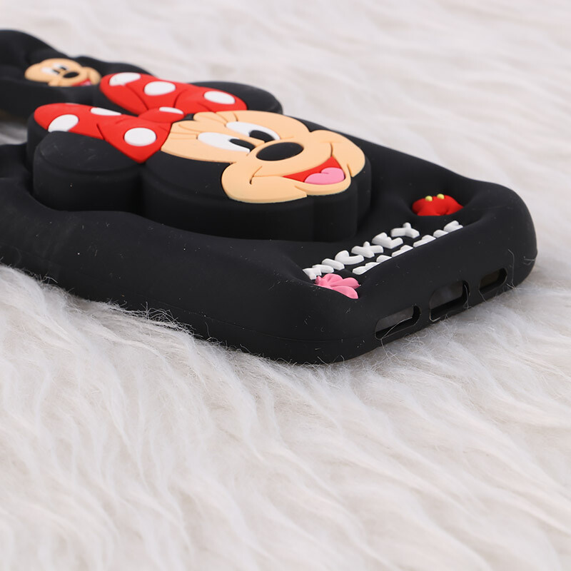 قاب سیلیکونی آیفون iPhone 13 Pro پاپ سوکت دار طرح Mickey & Minnie Mouse - 6