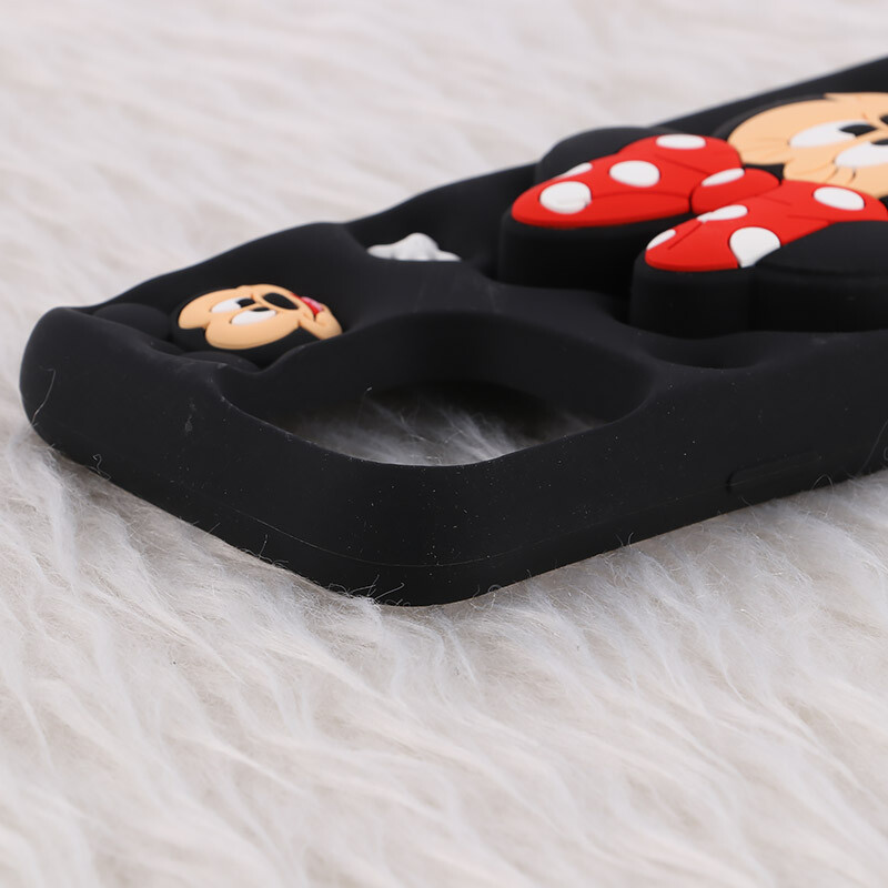 قاب سیلیکونی آیفون iPhone 16 Pro Max پاپ سوکت دار طرح Mickey & Minnie Mouse - 4