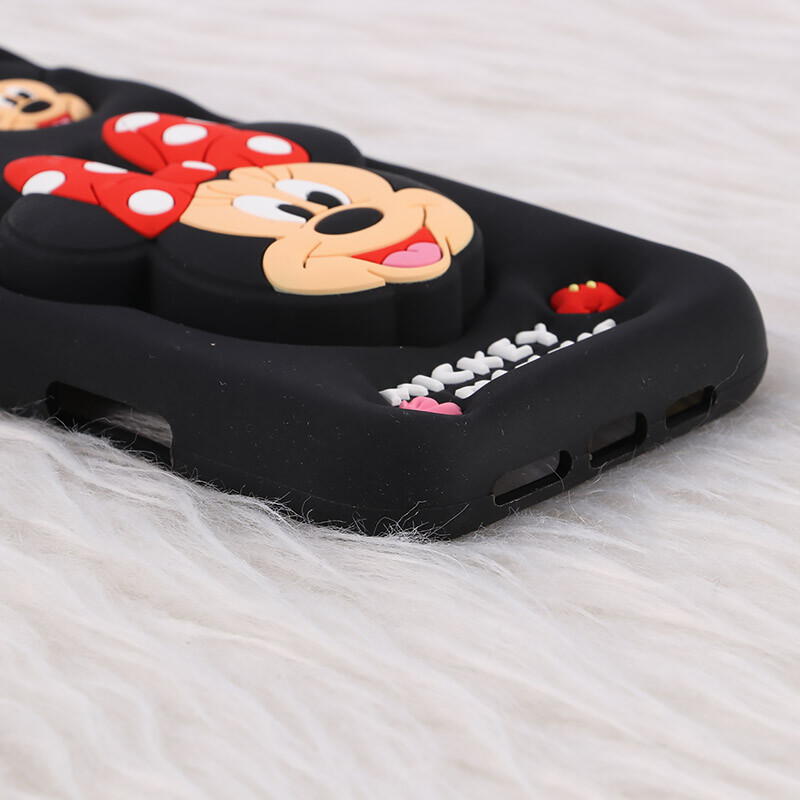 قاب سیلیکونی آیفون iPhone 16 Pro Max پاپ سوکت دار طرح Mickey & Minnie Mouse - 5