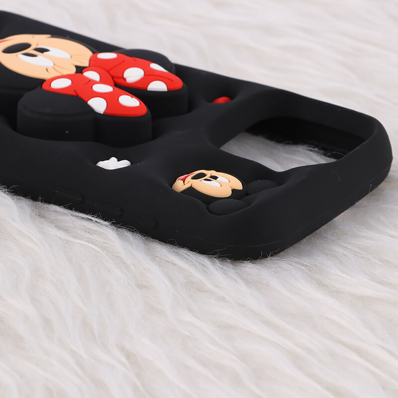 قاب سیلیکونی آیفون iPhone 16 Pro Max پاپ سوکت دار طرح Mickey & Minnie Mouse - 7