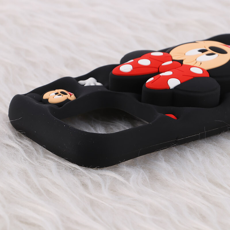 قاب سیلیکونی آیفون iPhone 16 Pro پاپ سوکت دار طرح Mickey & Minnie Mouse - 4