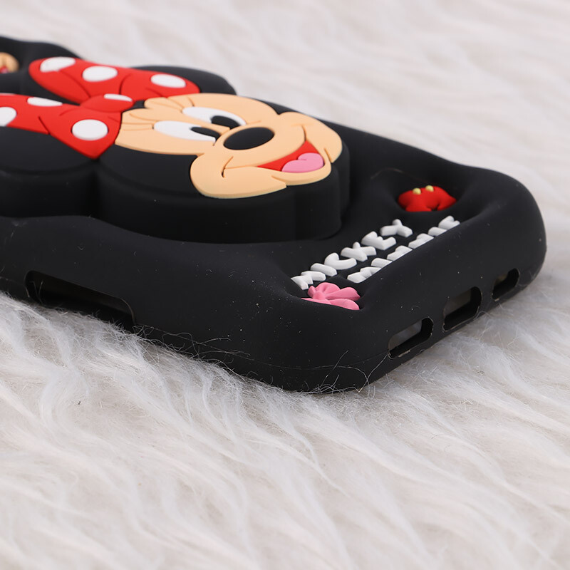 قاب سیلیکونی آیفون iPhone 16 Pro پاپ سوکت دار طرح Mickey & Minnie Mouse - 6