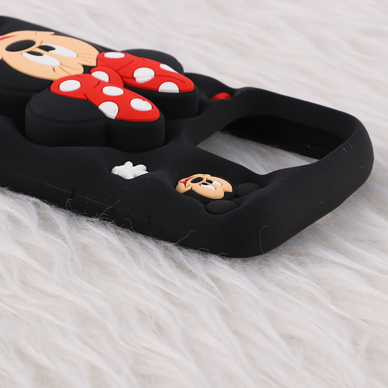 قاب سیلیکونی آیفون iPhone 16 Pro پاپ سوکت دار طرح Mickey & Minnie Mouse - 7