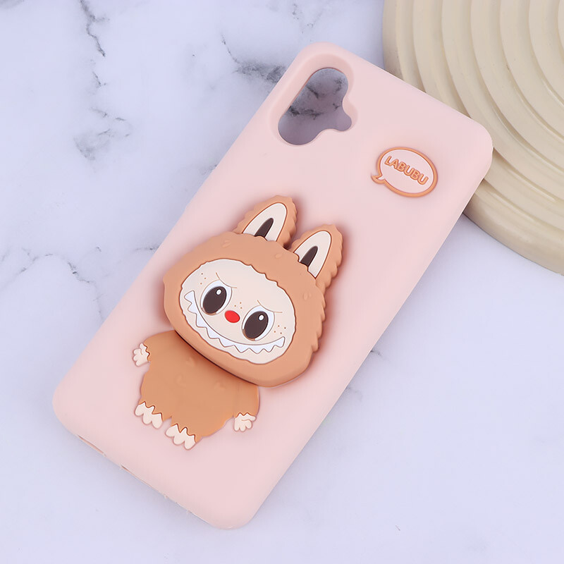 قاب سیلیکونی سامسونگ Galaxy A06 پاپ سوکت دار طرح Labubu - 5