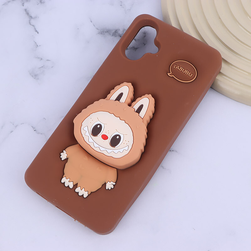 قاب سیلیکونی سامسونگ Galaxy A06 پاپ سوکت دار طرح Labubu - 6