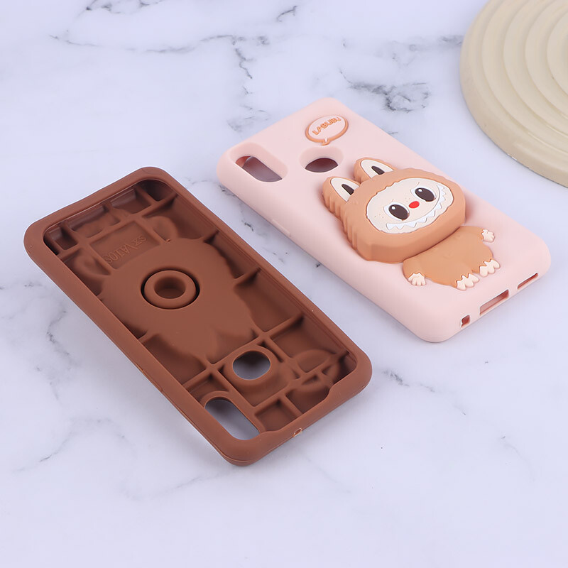 قاب سیلیکونی سامسونگ Galaxy A10s پاپ سوکت دار طرح Labubu - 3