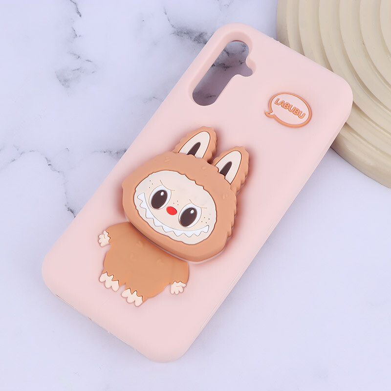 قاب سیلیکونی سامسونگ Galaxy A14 4G / A14 5G پاپ سوکت دار طرح Labubu - 5