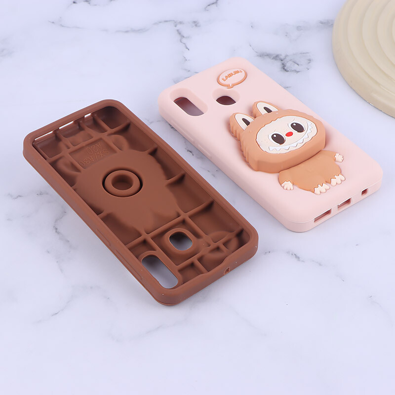 قاب سیلیکونی سامسونگ Galaxy A20 / A30 پاپ سوکت دار طرح Labubu - 3