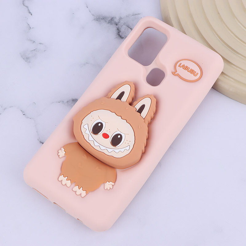 قاب سیلیکونی سامسونگ Galaxy A21s پاپ سوکت دار طرح Labubu - 6