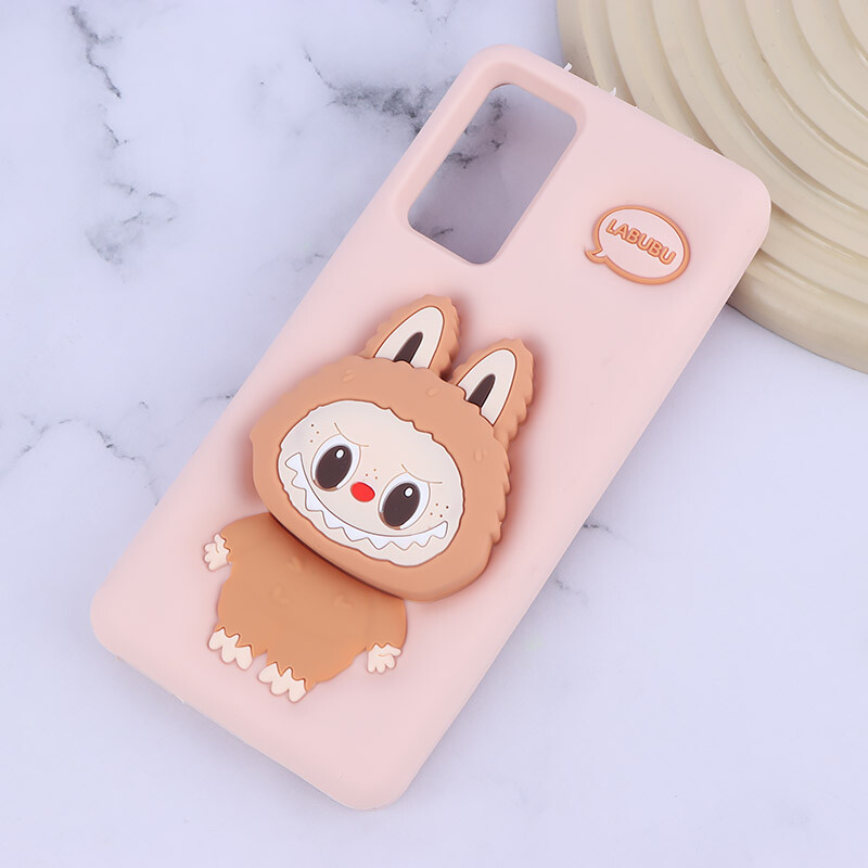 قاب سیلیکونی شیائومی Redmi Note 11 Pro / Note 11 Pro Plus 5G (India) پاپ سوکت دار طرح Labubu - 6
