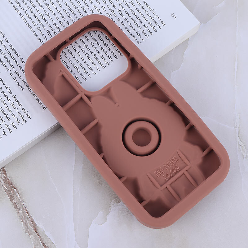 قاب سیلیکونی شیائومی Redmi Note 14 پاپ سوکت دار طرح Labubu کد 1 - 4