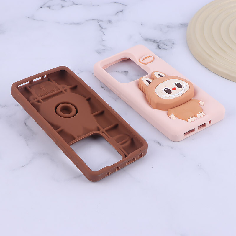 قاب سیلیکونی شیائومی Redmi Note 14S پاپ سوکت دار طرح Labubu - 3