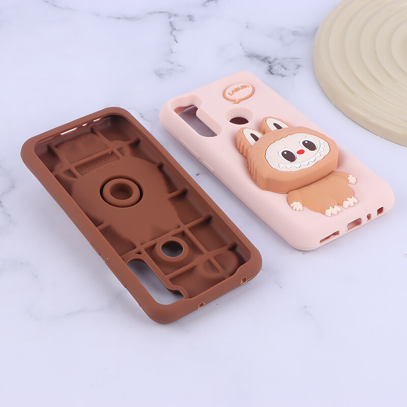 قاب سیلیکونی شیائومی Redmi Note 8 پاپ سوکت دار طرح Labubu - 3