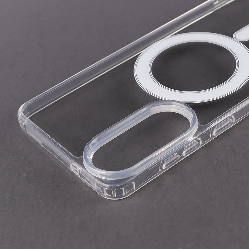 قاب ضد ضربه مگ سیف Clear Case Magnetic سامسونگ Galaxy S25 Edge - 3