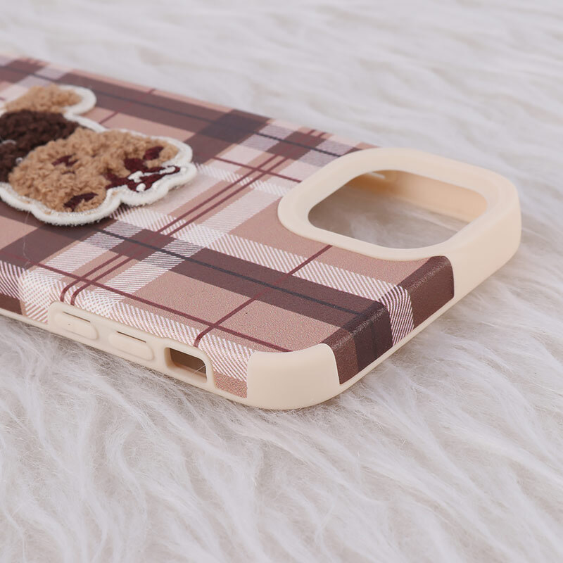 قاب ژله ای آیفون iPhone 11 طرح Burrbery Teddy - 6