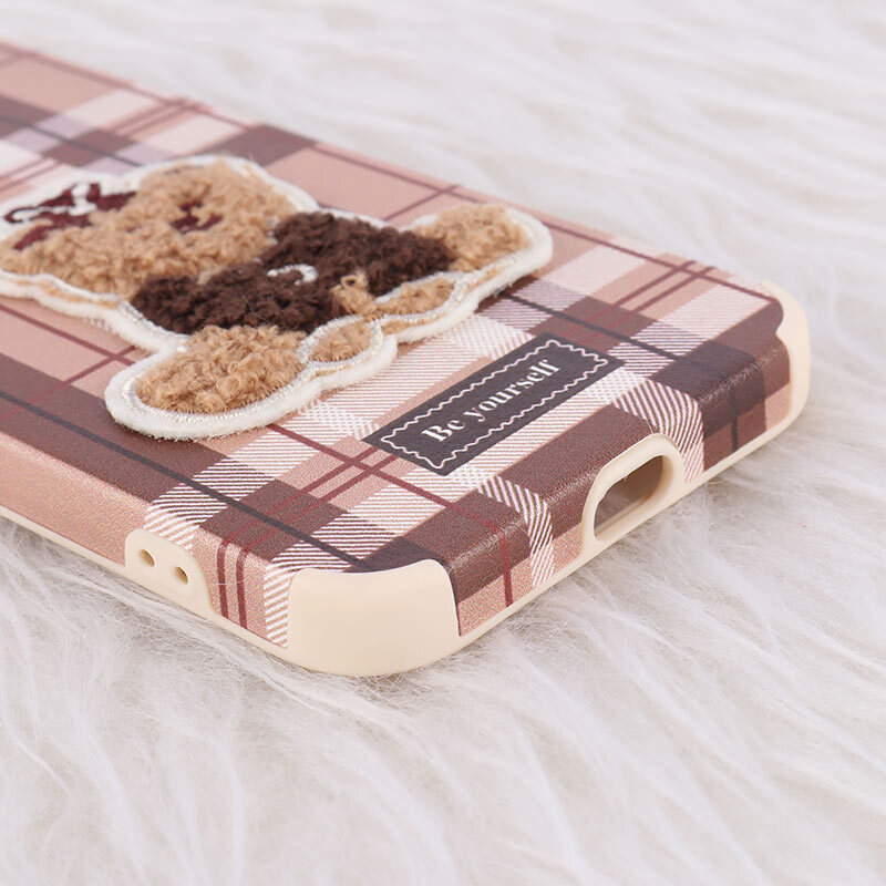 قاب ژله ای آیفون iPhone 13 / 14 طرح Burrbery Teddy - 5