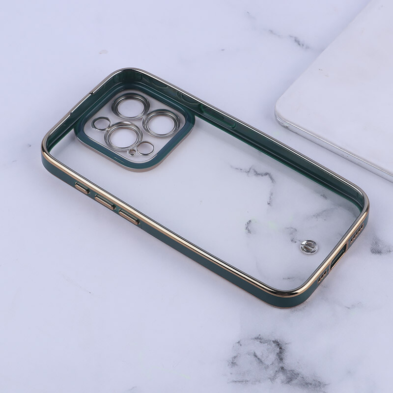 قاب ژله ای آیفون iPhone 15 Pro دور رنگی محافظ لنزدار - 2