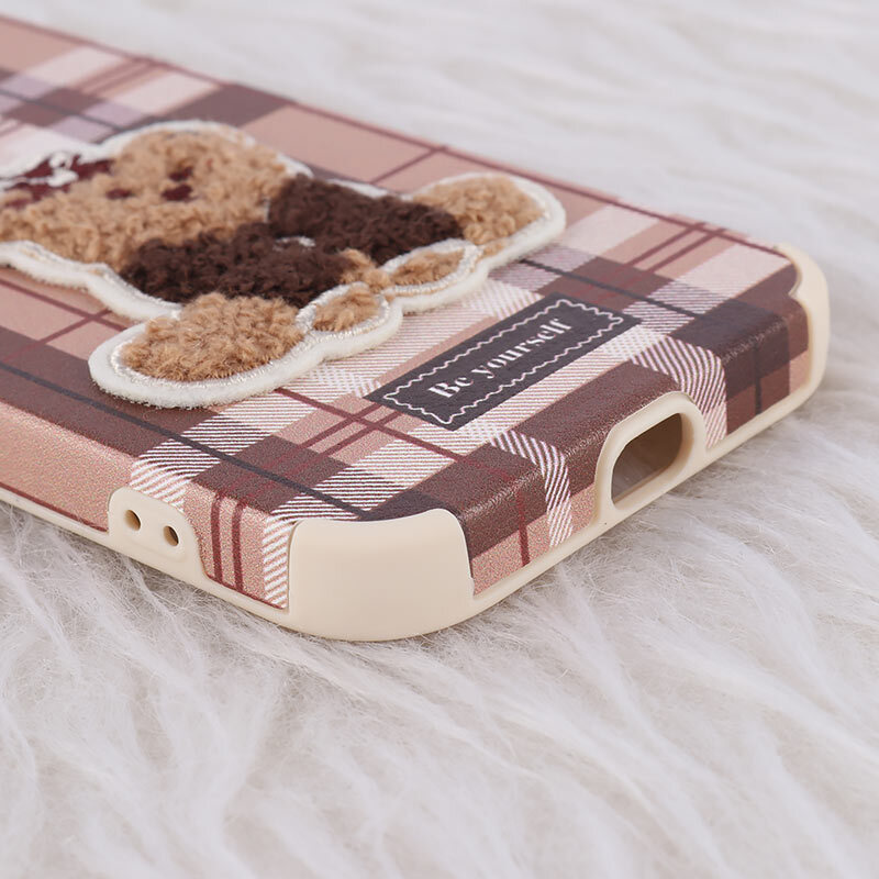 قاب ژله ای آیفون iPhone 15 Pro طرح Burrbery Teddy - 5