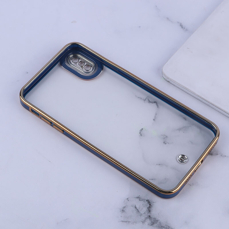 قاب ژله ای آیفون XS Max دور رنگی محافظ لنزدار - 2