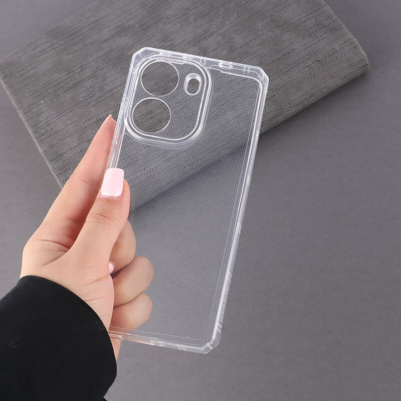 قاب ژله ای بی رنگ شیائومی Poco X7 Pro محافظ لنزدار - 2