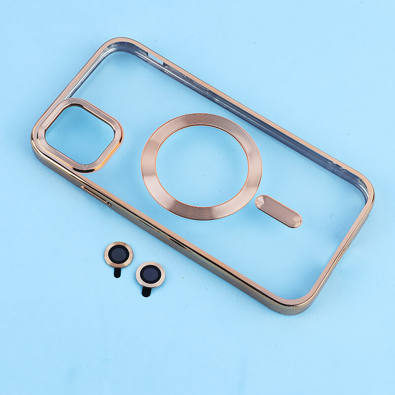 قاب ژله ای مگ سیف آیفون iPhone 11 دور رنگی با محافظ لنز رینگی - 2