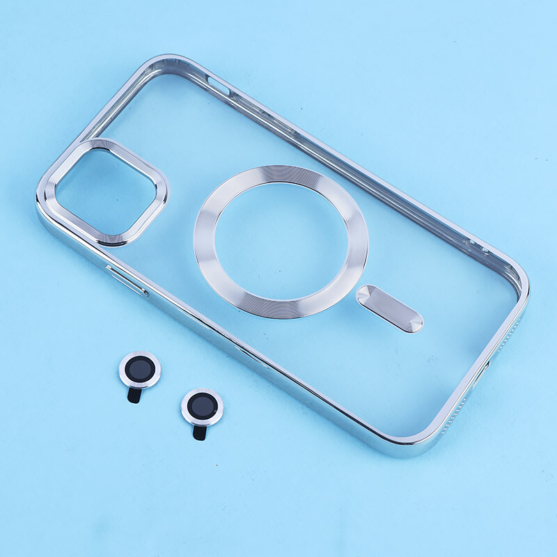 قاب ژله ای مگ سیف آیفون iPhone 11 دور رنگی با محافظ لنز رینگی - 3