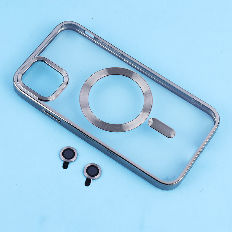 قاب ژله ای مگ سیف آیفون iPhone 11 دور رنگی با محافظ لنز رینگی - 4