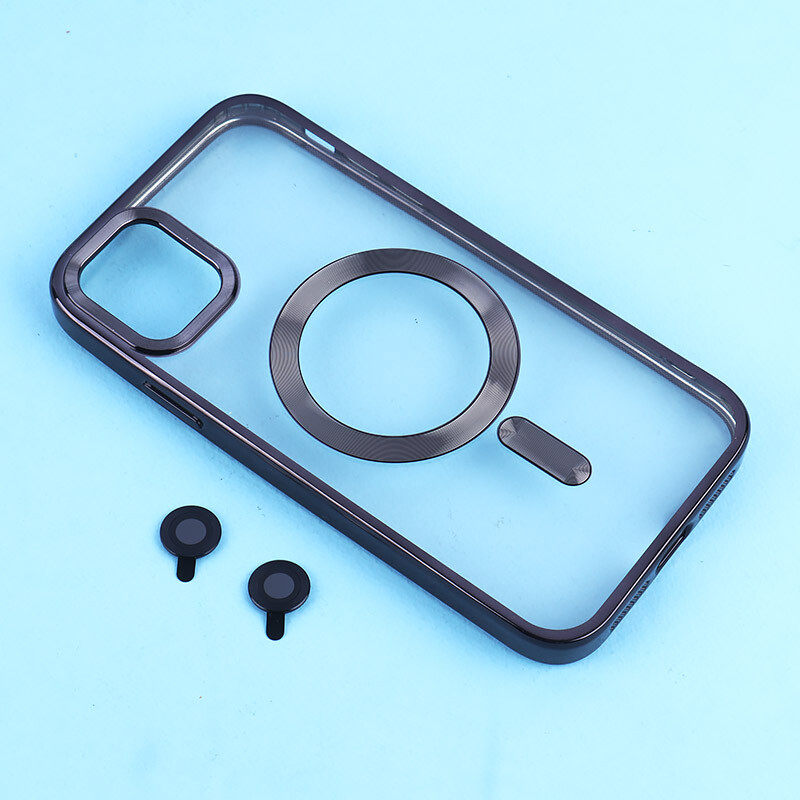 قاب ژله ای مگ سیف آیفون iPhone 11 دور رنگی با محافظ لنز رینگی - 5