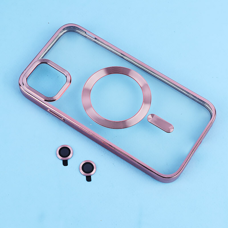 قاب ژله ای مگ سیف آیفون iPhone 11 دور رنگی با محافظ لنز رینگی - 6