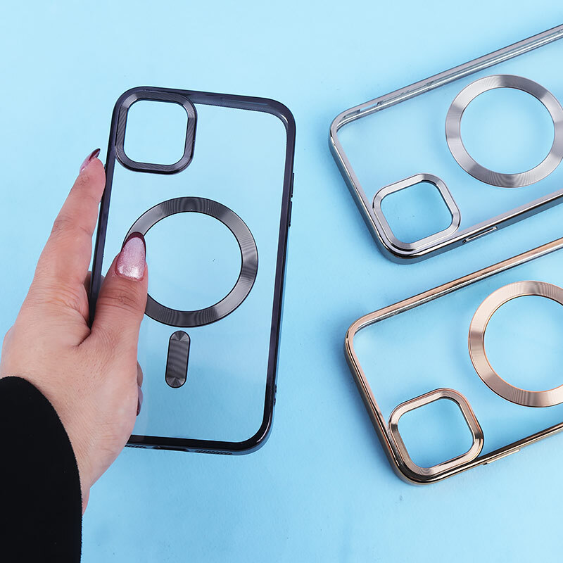 قاب ژله ای مگ سیف آیفون iPhone 11 دور رنگی با محافظ لنز رینگی - 7