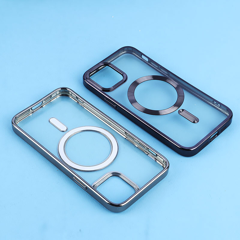 قاب ژله ای مگ سیف آیفون iPhone 11 Pro دور رنگی با محافظ لنز رینگی - 5