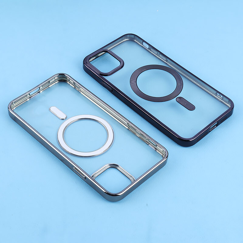 قاب ژله ای مگ سیف آیفون iPhone 11 Pro Max دور رنگی با محافظ لنز رینگی - 5
