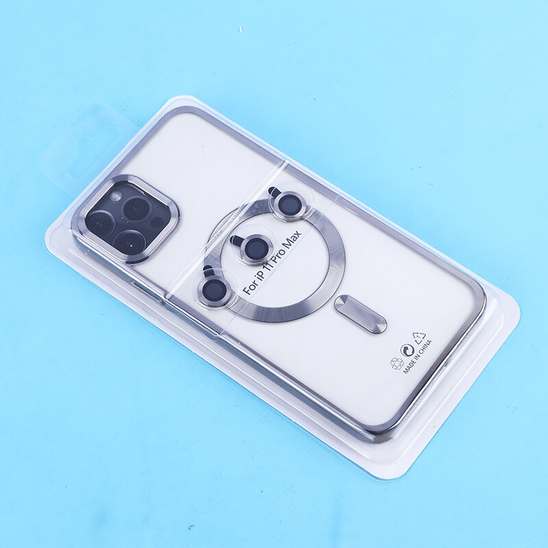 قاب ژله ای مگ سیف آیفون iPhone 11 Pro Max دور رنگی با محافظ لنز رینگی - 6