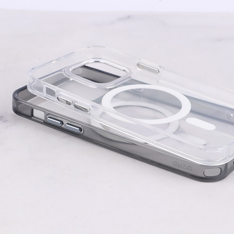 قاب ژله ای مگ سیف آیفون iPhone 12 / 12 Pro دور محافظ لنز متال - 5
