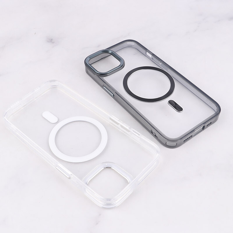 قاب ژله ای مگ سیف آیفون iPhone 13 / 14 دور محافظ لنز متال - 3