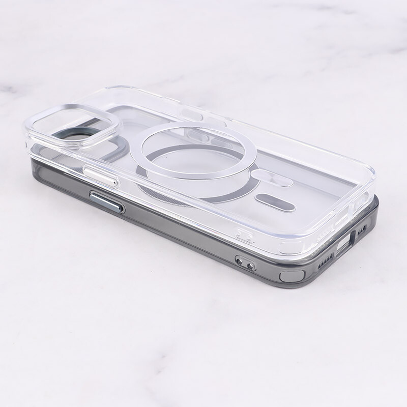 قاب ژله ای مگ سیف آیفون iPhone 13 / 14 دور محافظ لنز متال - 4