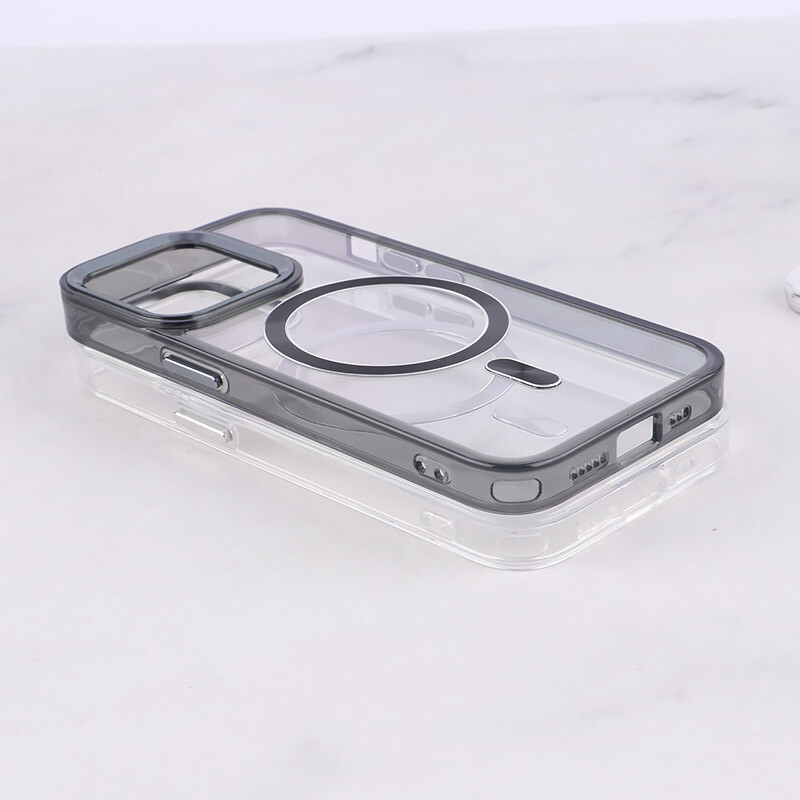 قاب ژله ای مگ سیف آیفون iPhone 13 Pro دور محافظ لنز متال - 5