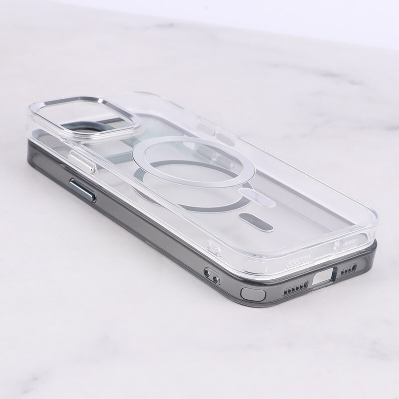 قاب ژله ای مگ سیف آیفون iPhone 13 Pro Max دور محافظ لنز متال - 3