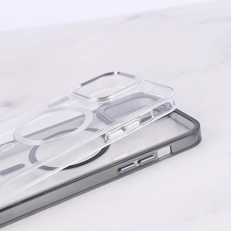 قاب ژله ای مگ سیف آیفون iPhone 13 Pro Max دور محافظ لنز متال - 4
