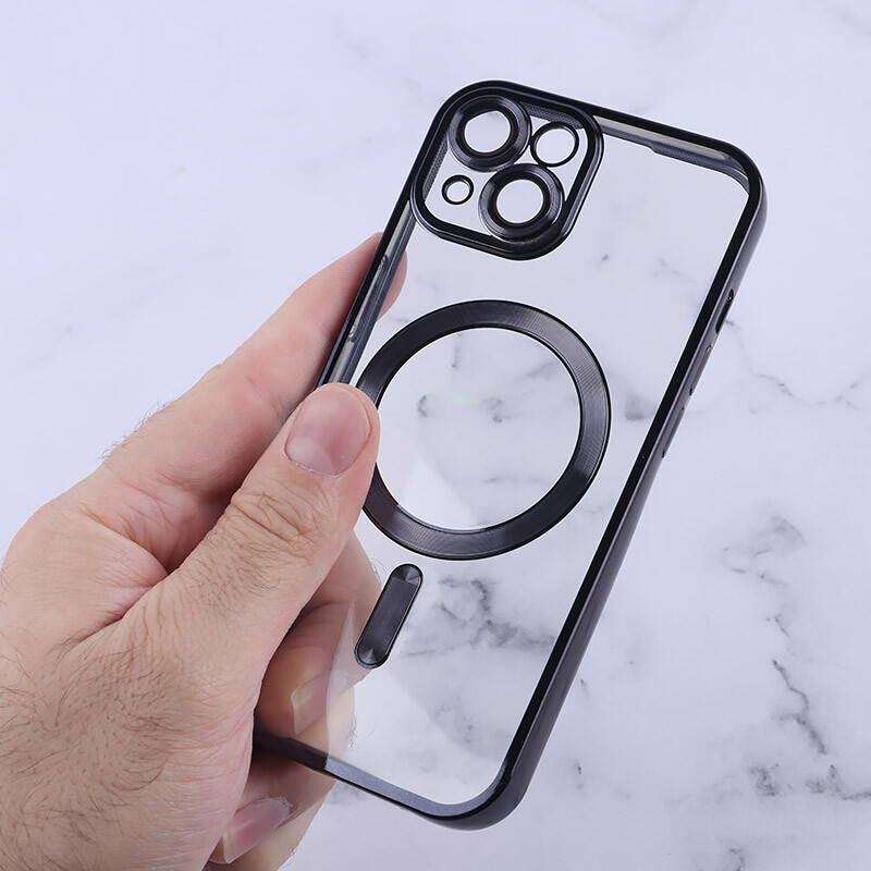 قاب ژله ای مگ سیف آیفون iPhone 15 محافظ لنزدار - 5